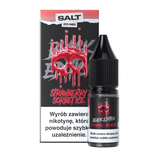 Liquid Dark Line Black Salt 10ml Strawberry Sorbet -zdjęcie numer 1