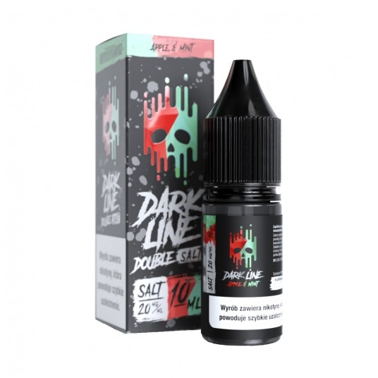 Liquid Dark Line Double Salt 10ml Apple Mint -zdjęcie numer 1