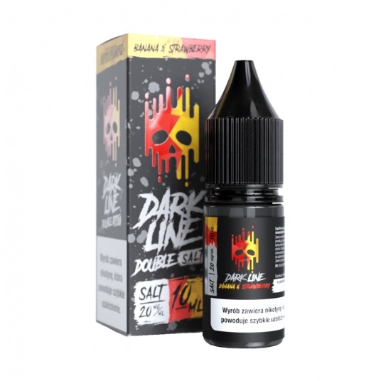 Liquid Dark Line Double Salt 10ml Banana Strawberr -zdjęcie numer 1