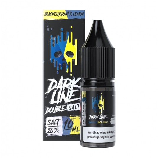 Liquid Dark Line Double Salt 10ml Blackcurrant Lem -zdjęcie numer 1