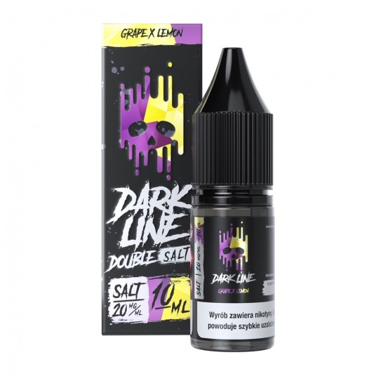 Liquid Dark Line Double Salt 10ml Grape Lemon -zdjęcie numer 1