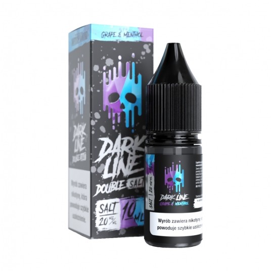 Liquid Dark Line Double Salt 10ml Grape Menthol -zdjęcie numer 1