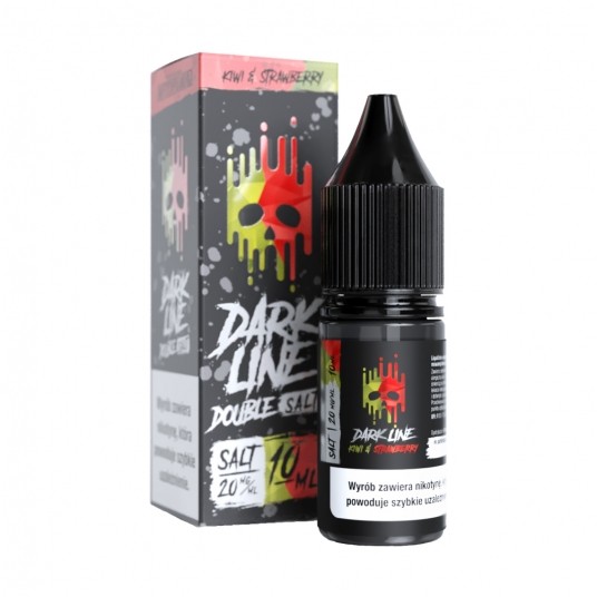 Liquid Dark Line Double Salt 10ml Kiwi Strawberry -zdjęcie numer 1