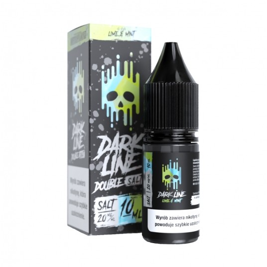 Liquid Dark Line Double Salt 10ml Lime Mint -zdjęcie numer 1