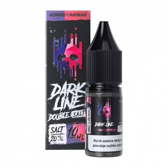 Liquid Dark Line Double Salt 10ml Raspberry Blackb -zdjęcie numer 1