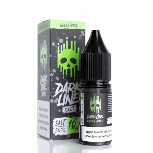 Liquid Dark Line Salt 10ml Green Apple -zdjęcie numer 1