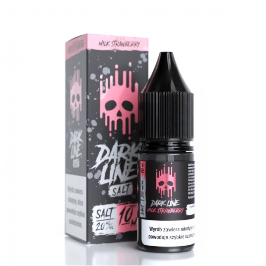 Liquid Dark Line Salt 10ml Milk Strawberry -zdjęcie numer 1