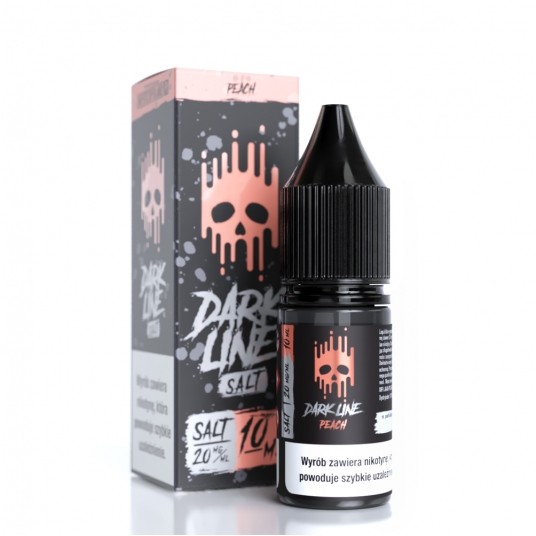 Liquid Dark Line Salt 10ml Peach -zdjęcie numer 1