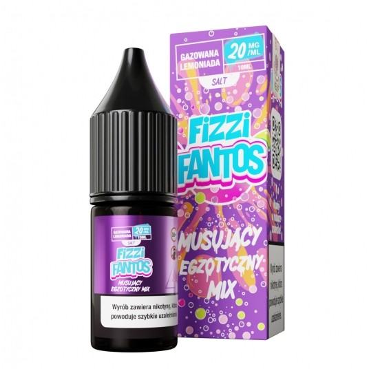 Liquid Fizzi Fantos Salt 10ml Egzotyczny Mix 20mg -zdjęcie numer 1
