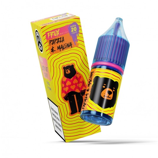 Liquid Go Bears Frux Salt 10ml Papaja Malina 20mg -zdjęcie numer 1
