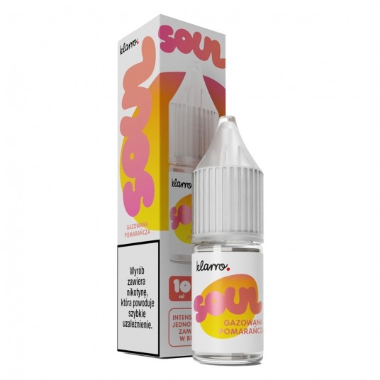 Liquid Klarro SOUL 10ml Gazowana Pomarańcza 20mg -zdjęcie numer 1