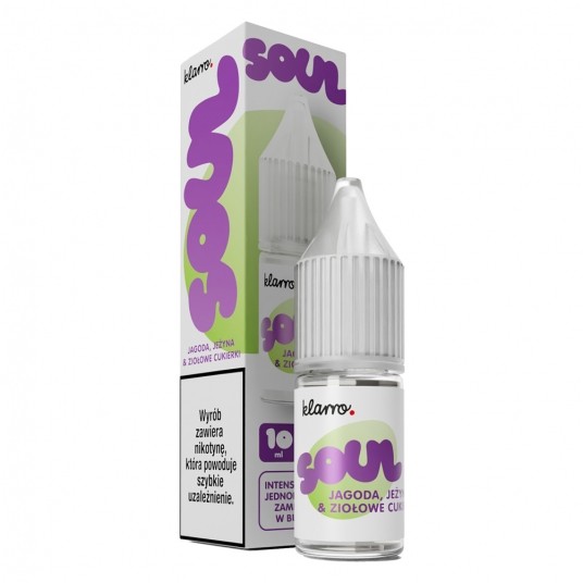 Liquid Klarro SOUL 10ml Jagoda Jeżyna Ziołowe 20mg -zdjęcie numer 1