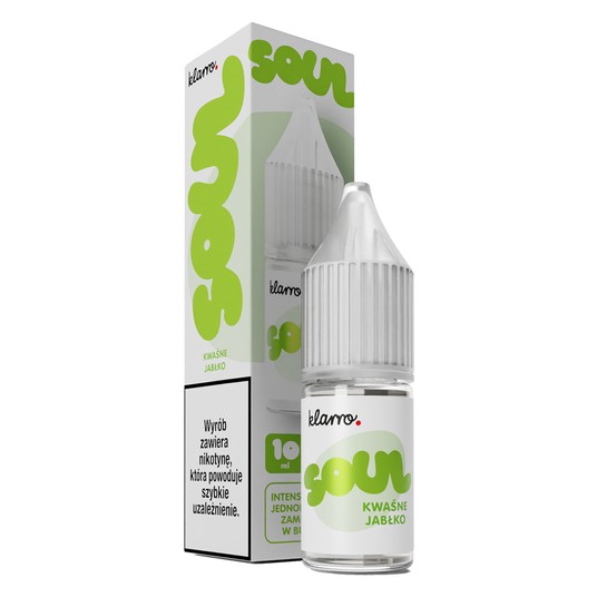 Liquid Klarro SOUL 10ml Zielone Jabłko 20mg -zdjęcie numer 1