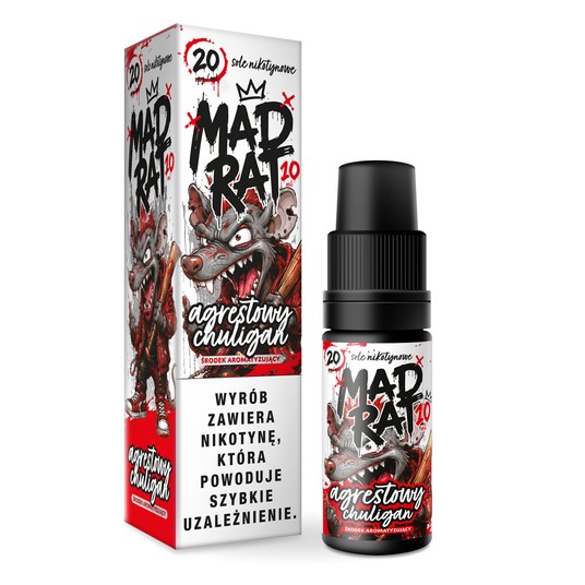 Liquid MadRat 10ml Agrestowy Chuligan 20mg -zdjęcie numer 1