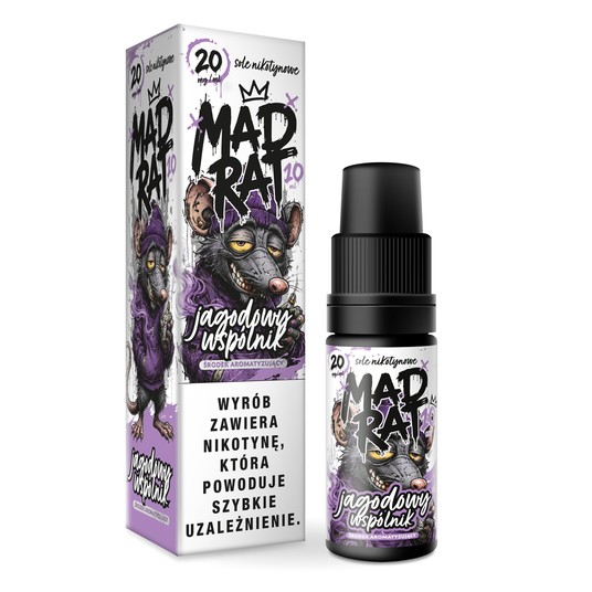 Liquid MadRat 10ml Jagodowy Wspólnik 20mg -zdjęcie numer 1