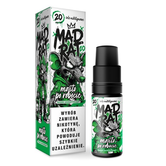 Liquid MadRat 10ml Mojito Po Robocie 20mg -zdjęcie numer 1