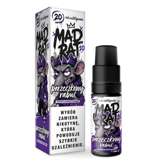 Liquid MadRat 10ml Porzeczkowy Rabuś 20mg -zdjęcie numer 1