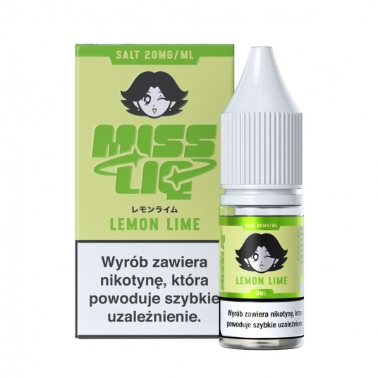 Liquid Miss Liq Salt 8ml Lemon Lime -zdjęcie numer 1