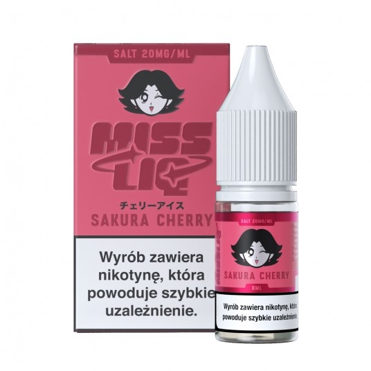 Liquid Miss Liq Salt 8ml Sakura Cherry -zdjęcie numer 1