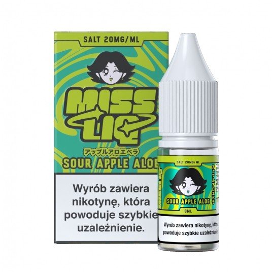 Liquid Miss Liq Salt 8ml Sour Apple Aloe -zdjęcie numer 1