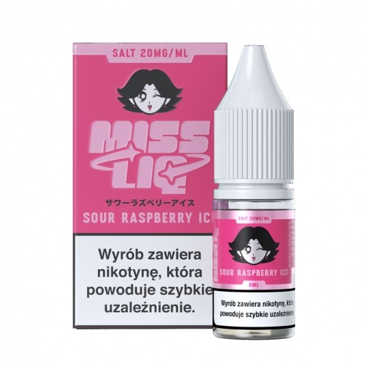 Liquid Miss Liq Salt 8ml Sour Raspberry Ice -zdjęcie numer 1