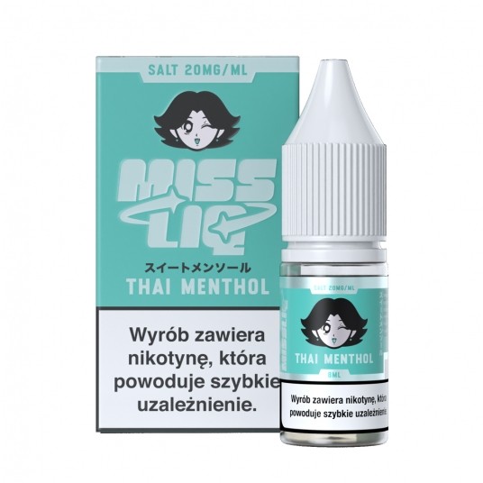 Liquid Miss Liq Salt 8ml Thai Menthol -zdjęcie numer 1