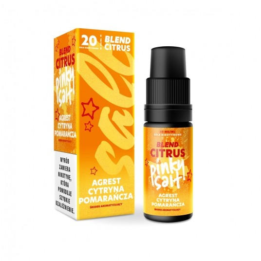 Liquid Pinky Salt 10ml Agrest Cytryna Pomarańcza -zdjęcie numer 1