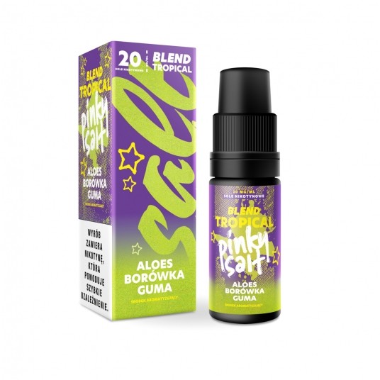 Liquid Pinky Salt 10ml Aloes Borówka Guma -zdjęcie numer 1
