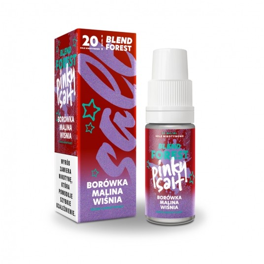 Liquid Pinky Salt 10ml Borówka Malina Wiśnia -zdjęcie numer 1
