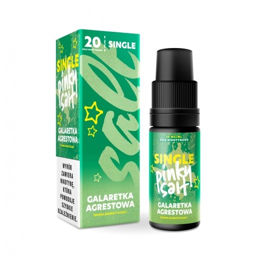 Liquid Pinky Salt 10ml Galaretka Agrestowa -zdjęcie numer 1