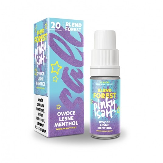 Liquid Pinky Salt 10ml Owoce Leśne Menthol -zdjęcie numer 1