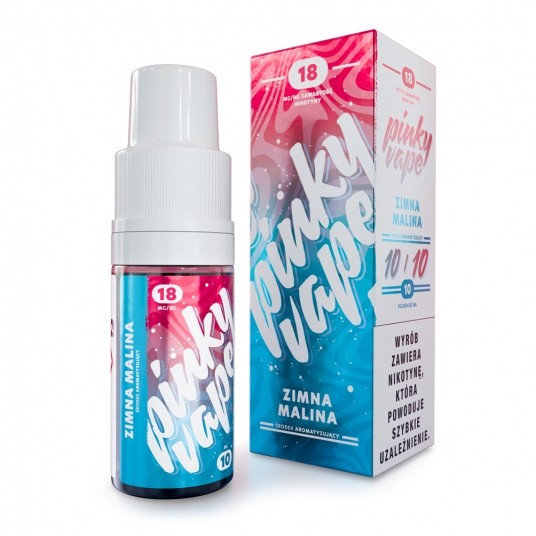 Liquid Pinky Vape 10ml Zimna Malina 18mg -zdjęcie numer 1