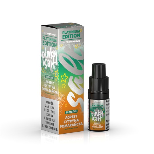 Liquid Platinium Salt 10ml Agrest Cytryna Pomarańc -zdjęcie numer 1