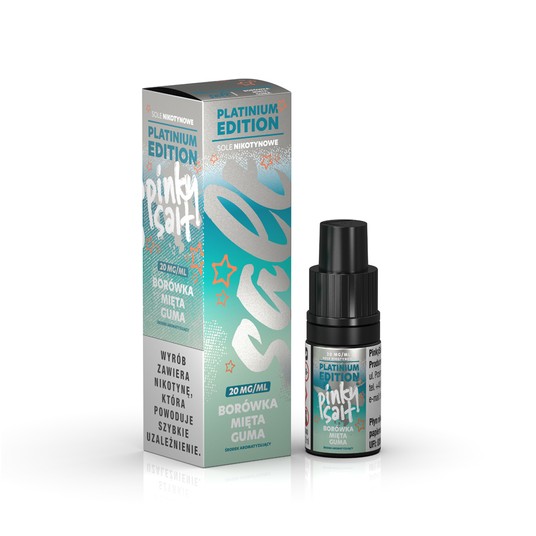 Liquid Platinium Salt 10ml Borówka Mięta Guma -zdjęcie numer 1