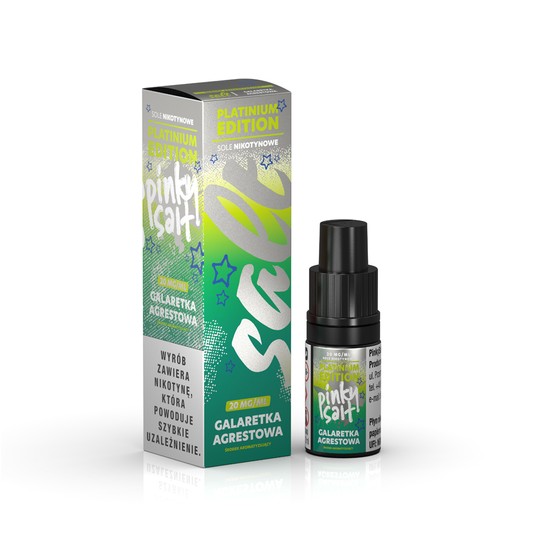 Liquid Platinium Salt 10ml Galaretka Agrestowa -zdjęcie numer 1