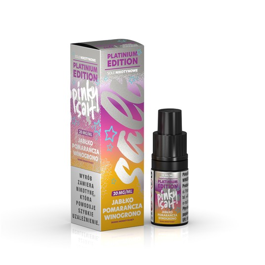 Liquid Platinium Salt 10ml Jabłko Pomarańcza Winog -zdjęcie numer 1