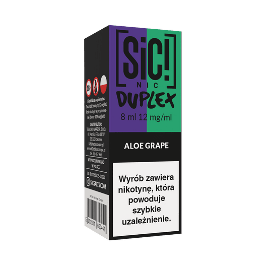 Liquid SIC! NIC 8ml Aloe Grape 12mg -zdjęcie numer 1