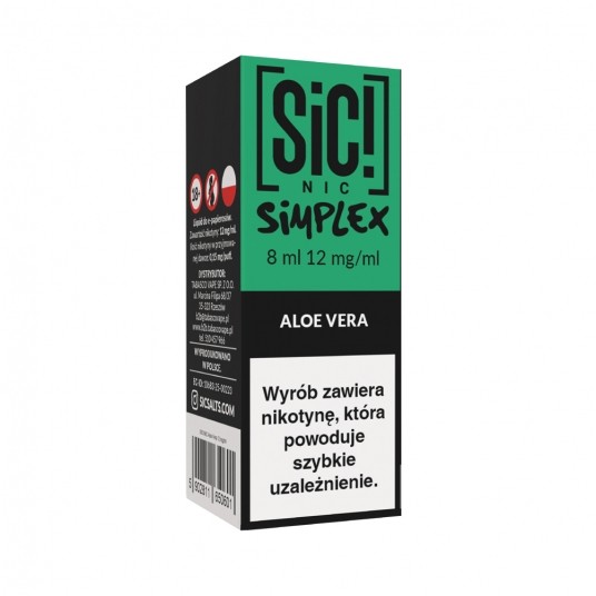 Liquid SiC! NIC 8ml Aloe Vera 12mg -zdjęcie numer 1