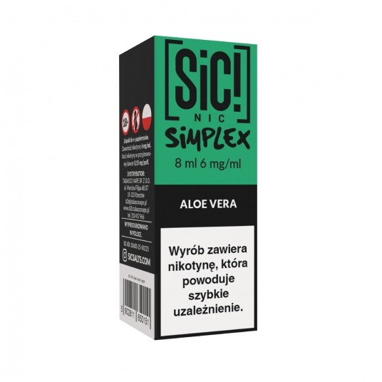 Liquid SiC! NIC 8ml Aloe Vera 6mg -zdjęcie numer 1