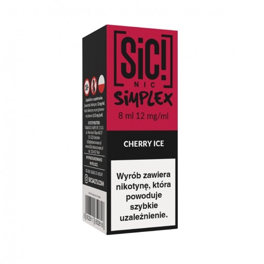 Liquid SiC! NIC 8ml Cherry Ice 12mg -zdjęcie numer 1