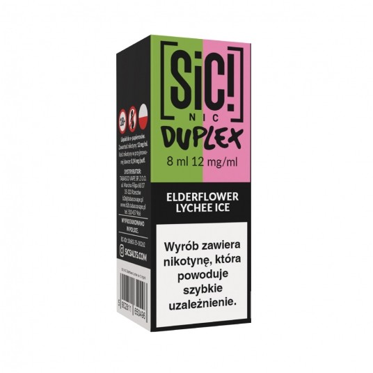 Liquid SiC! NIC 8ml Elderflower Lychee 12mg -zdjęcie numer 1