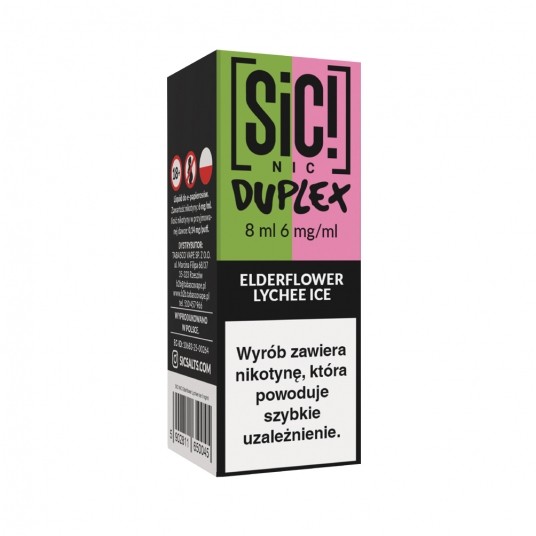 Liquid SiC! NIC 8ml Elderflower Lychee 6mg -zdjęcie numer 1