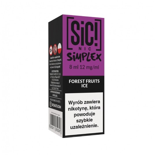 Liquid SiC! NIC 8ml Forest Fruits Ice 12mg -zdjęcie numer 1