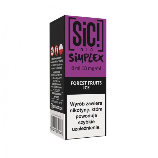 Liquid SiC! NIC 8ml Forest Fruits Ice 18mg -zdjęcie numer 1