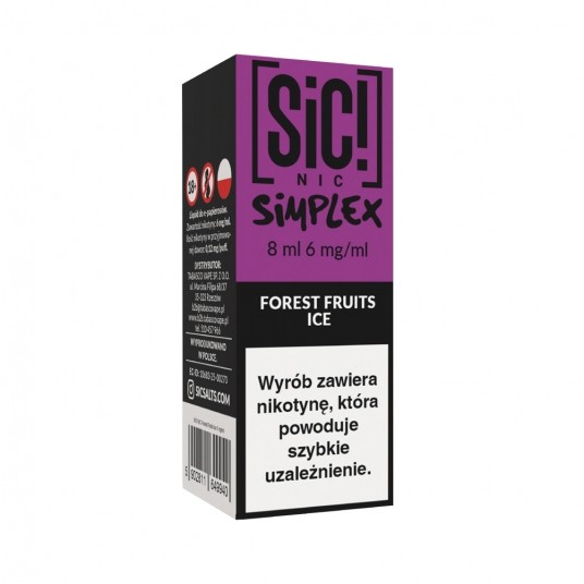Liquid SiC! NIC 8ml Forest Fruits Ice 6mg -zdjęcie numer 1
