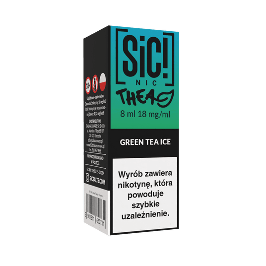 Liquid SIC! NIC 8ml Green Tea Ice 18mg -zdjęcie numer 1