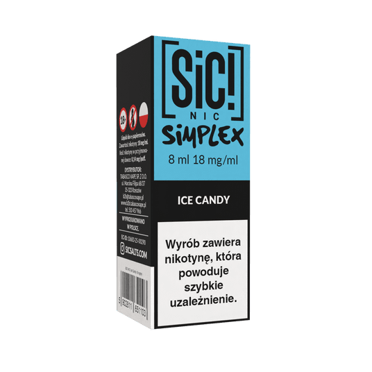 Liquid SIC! NIC 8ml Ice Candy 18mg -zdjęcie numer 1