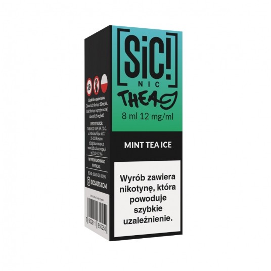 Liquid SiC! NIC 8ml Mint Tea Ice 12mg -zdjęcie numer 1