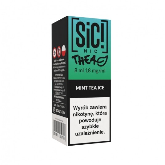 Liquid SiC! NIC 8ml Mint Tea Ice 18mg -zdjęcie numer 1