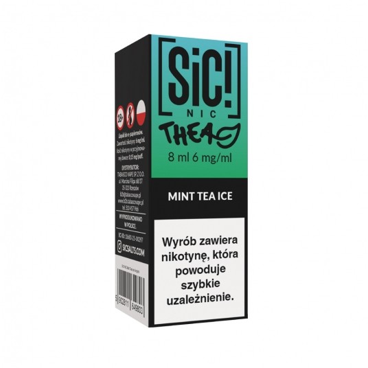 Liquid SiC! NIC 8ml Mint Tea Ice 6mg -zdjęcie numer 1